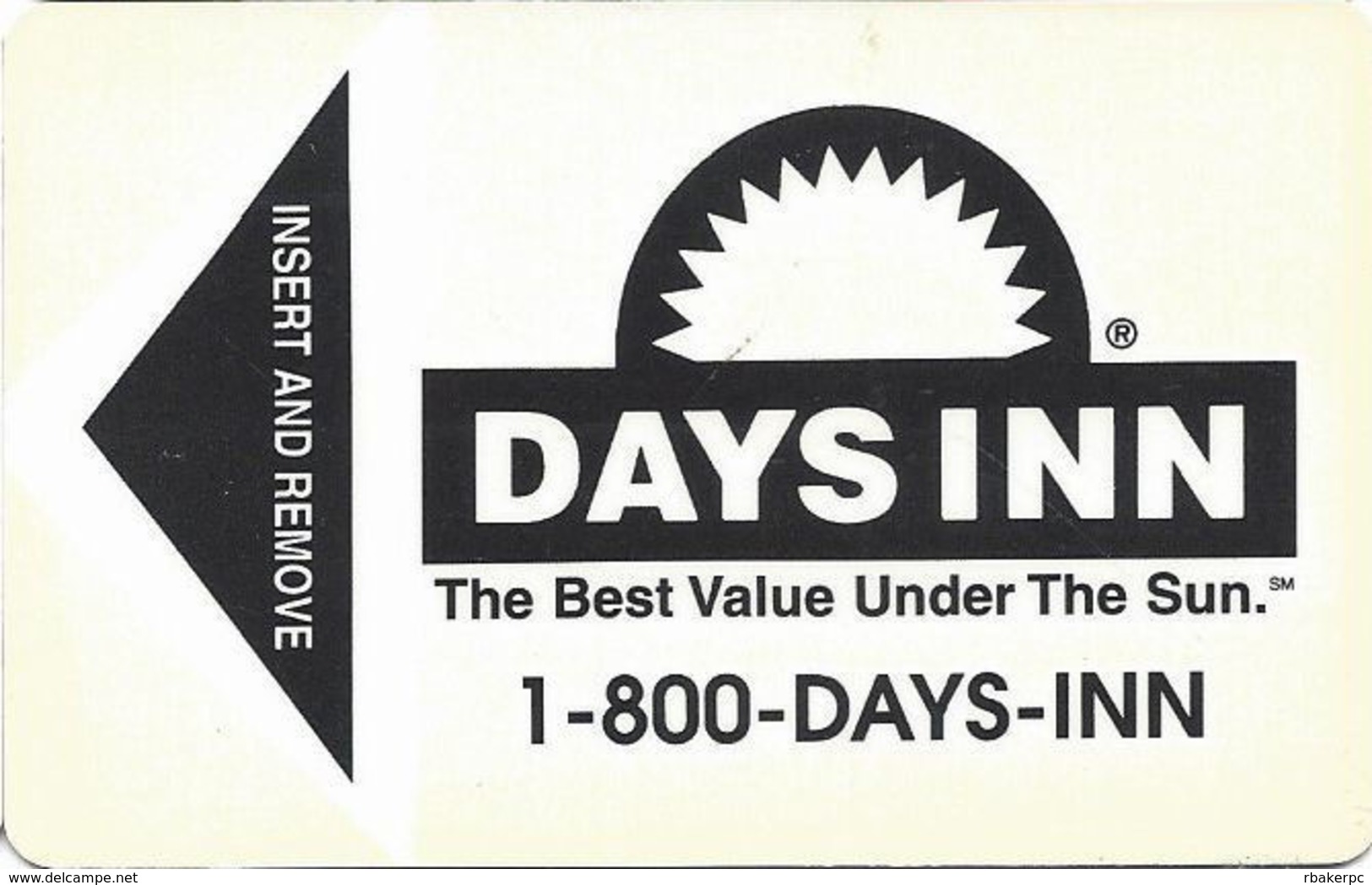 Days Inn Hotel Room Key Card - Hotel Keycards