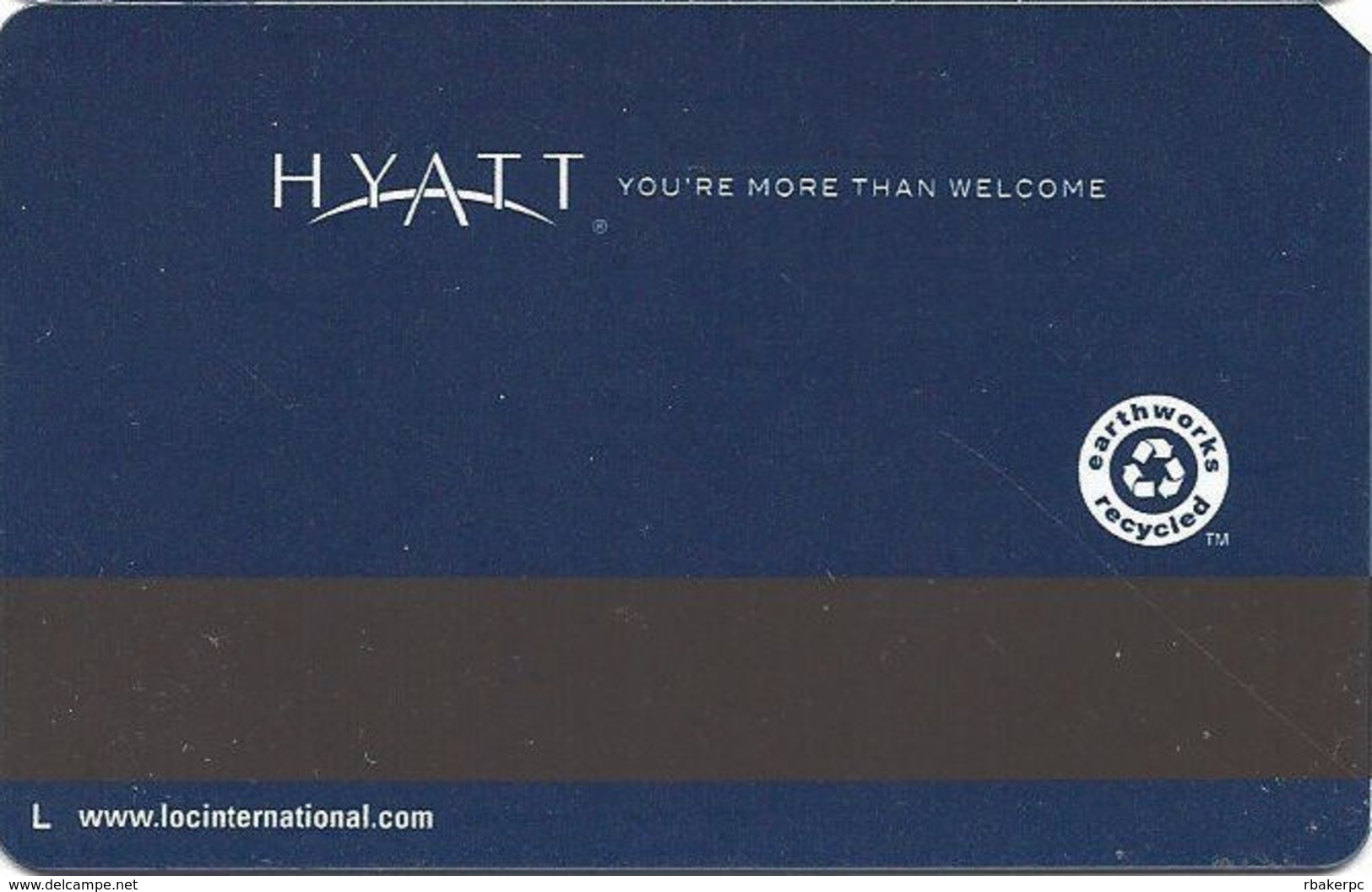 Hyatt - Hotel Room Key Card With Mag Stripe - Hotel Keycards