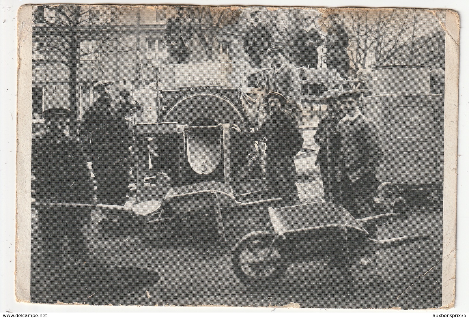 CARTE PUBLICITAIRE - PARIS - BETONNIERE RANSOME - 11 RUE DE MAGDEBOURG - 75 - Otros & Sin Clasificación