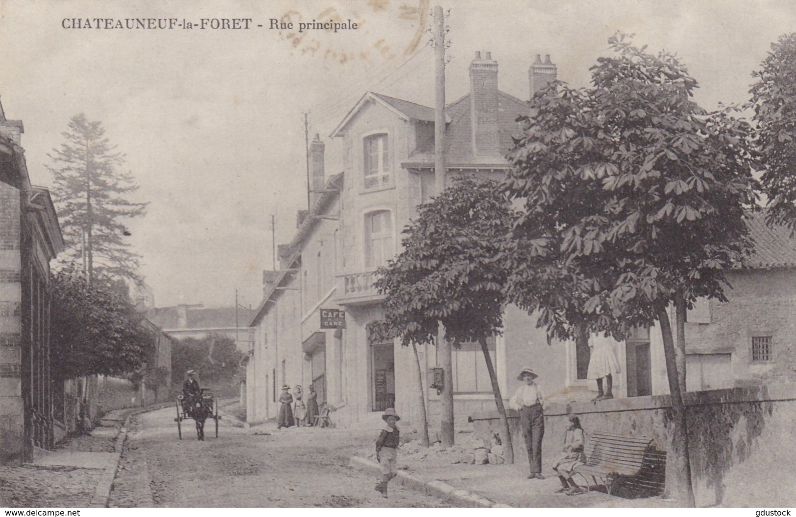 Haute-Vienne - Châteauneuf-la-Forêt - Rue Principale - Chateauneuf La Foret