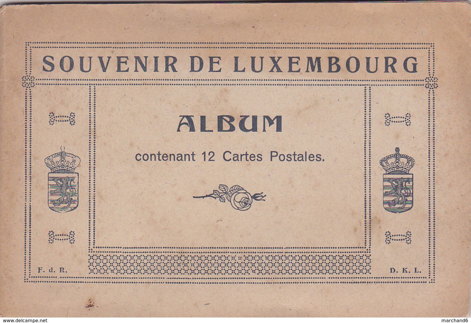 Vieux Album Du Souvenir Du Luxembourg Vide - Unclassified