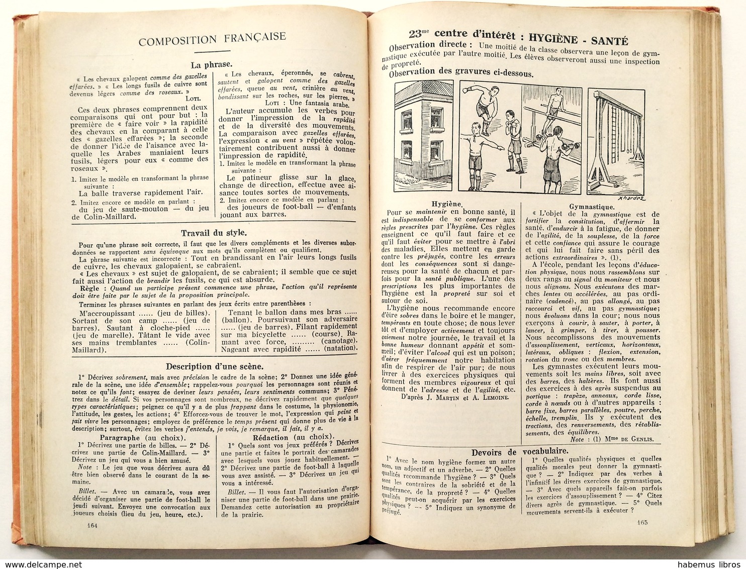 Le Livre De Français / Louis Bourgaux. - 3ème édition. - Bruxelles : A. De Boeck, 1939 - 12-18 Años