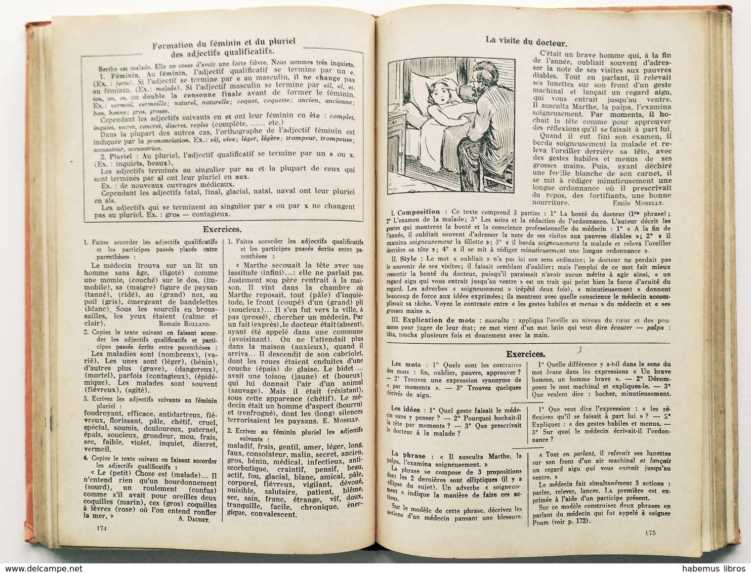 Le Livre De Français / Louis Bourgaux. - 3ème édition. - Bruxelles : A. De Boeck, 1939 - 12-18 Ans