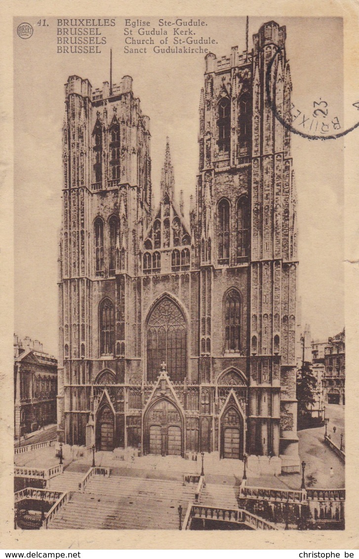 Brussel, Bruxelles, Eglise Ste Gudule (pk53942) - Monuments