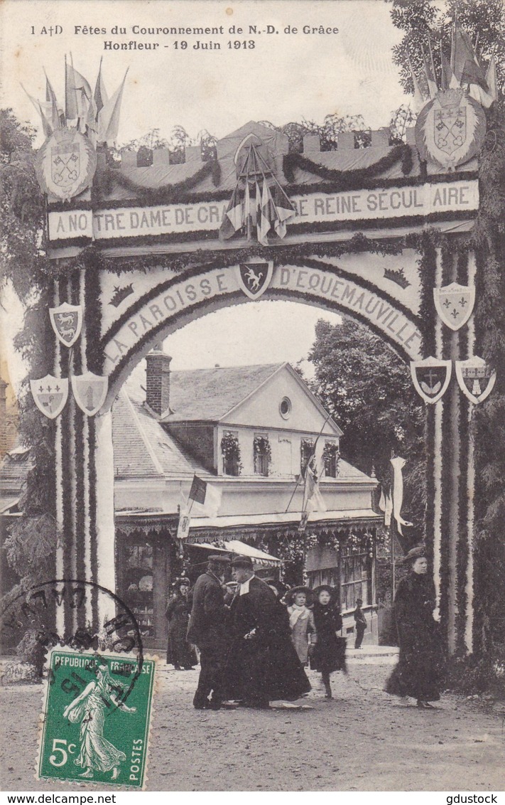 Calvados - Fêtes Du Couronnement De N. D. De Grâce - Honfleur - 19 Juin 1913 - Honfleur