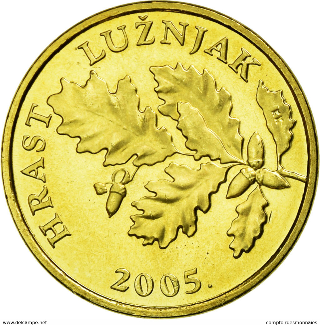 Monnaie, Croatie, 5 Lipa, 2005, SPL, Brass Plated Steel, KM:5 - Croatie