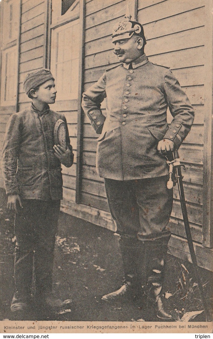 Kleinster Und Jungster Russischer Kriegsgefangenen Im Lager Puccheim - Militaria - Fuerstenfeldbruck