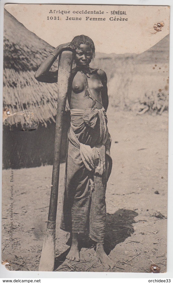 CPA Sénégal - Jeune Femme Cérère (jeune Femme Seins Nus) - Senegal