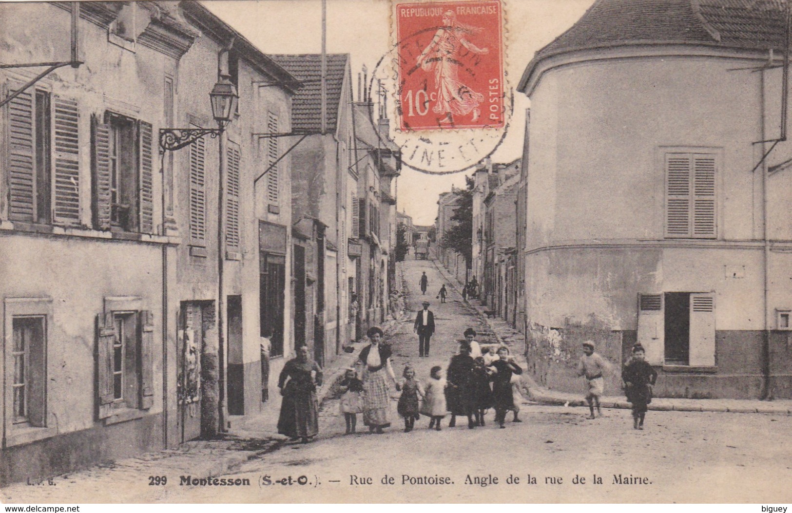 78 - MONTESSON - Rue De Pontoise - Angle De La Rue De La Mairie. - Montesson