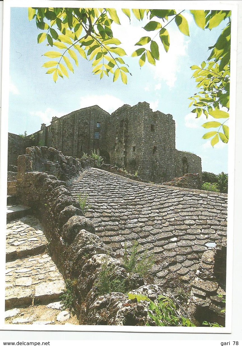 CP  Lozere Causse Du Larzac, LA COUVERTOIRADE, Le Château Et Son Donjon - Other & Unclassified