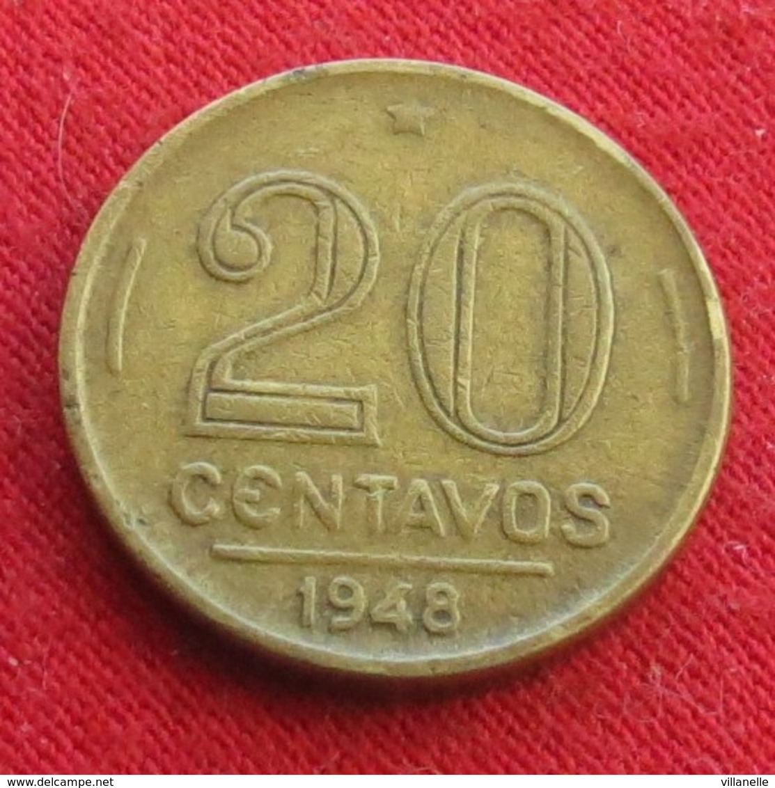 Brazil 20 Centavos 1948 KM# 562 Ruy Barbosa  Brasil Bresil Brasile - Brésil