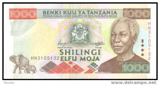 Tanzania #34, 1.000 Shilingi, ND (2000), UNC - Tanzanie