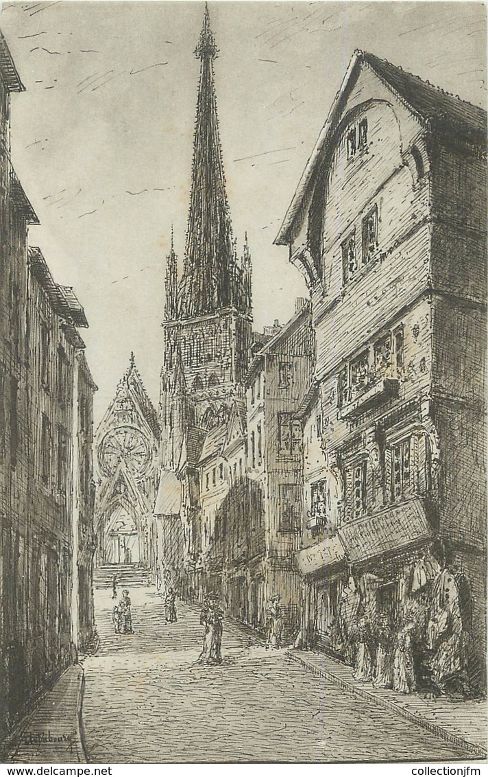 / CPA FRANCE 76 "Rouen, Rue De L'épicerie" - Rouen