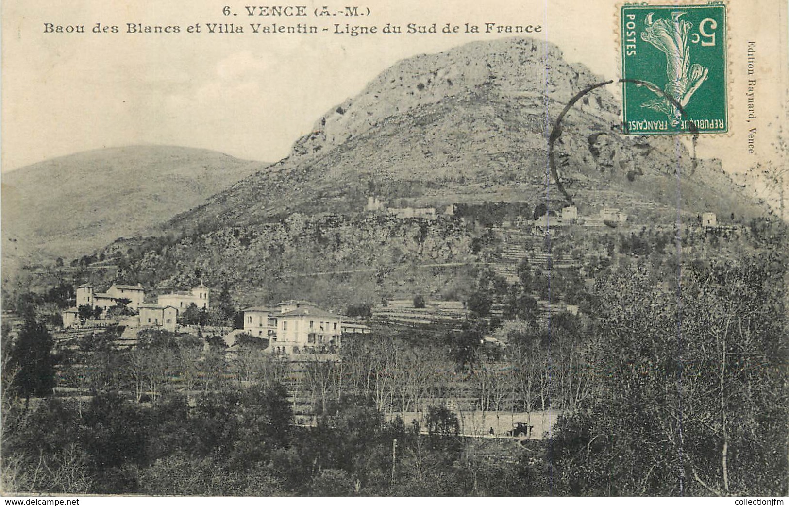 / CPA FRANCE 06 "Vence, Baou Des Blancs Et Villa Valentin" - Vence