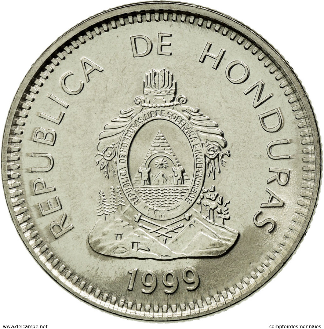 Monnaie, Honduras, 20 Centavos, 1999, SPL, Nickel Plated Steel, KM:83a.2 - Honduras