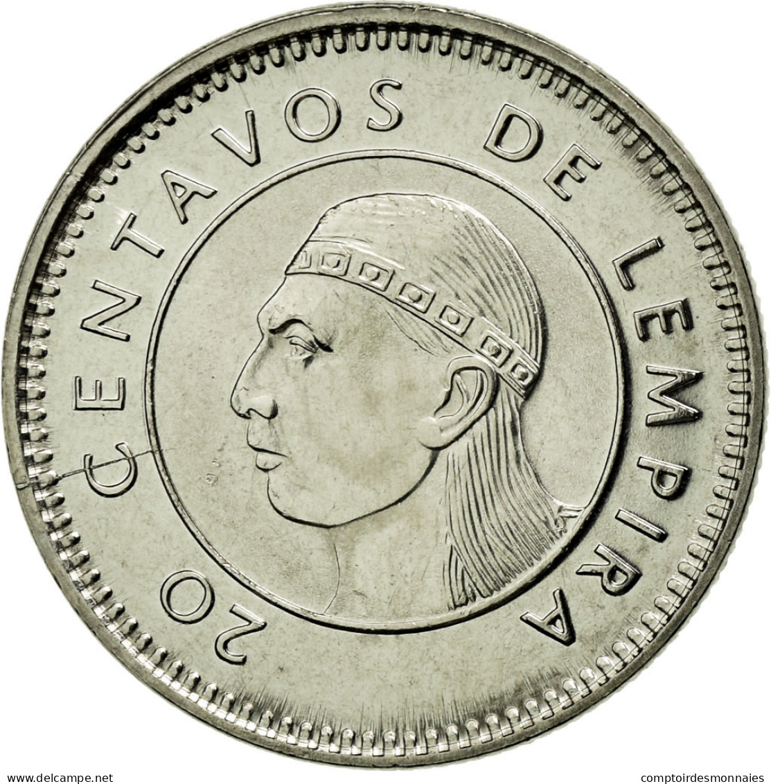 Monnaie, Honduras, 20 Centavos, 1999, SPL, Nickel Plated Steel, KM:83a.2 - Honduras