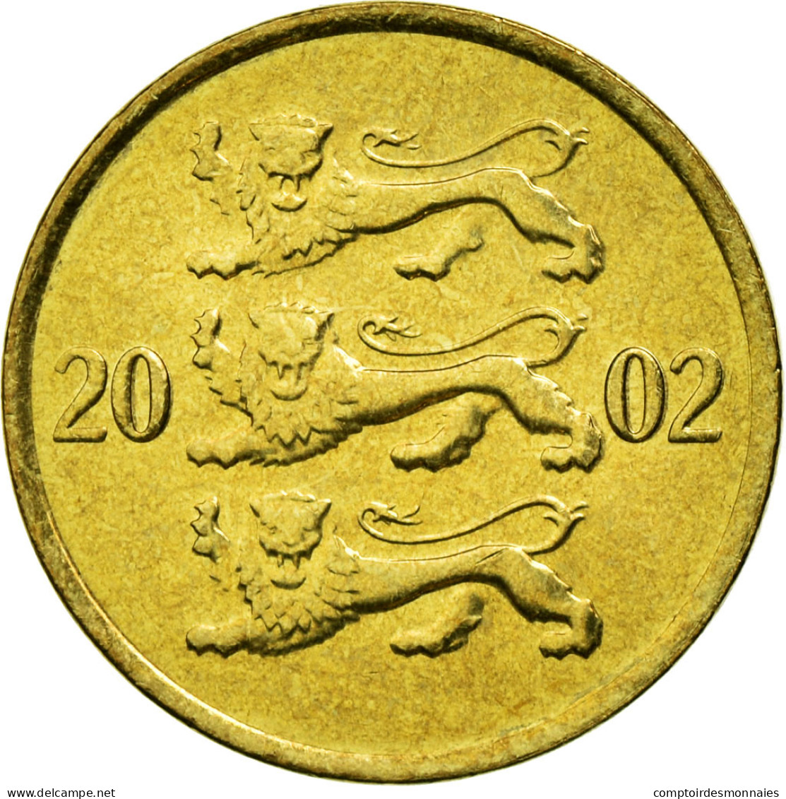 Monnaie, Estonia, 10 Senti, 2002, No Mint, SPL, Aluminum-Bronze, KM:22 - Estonia