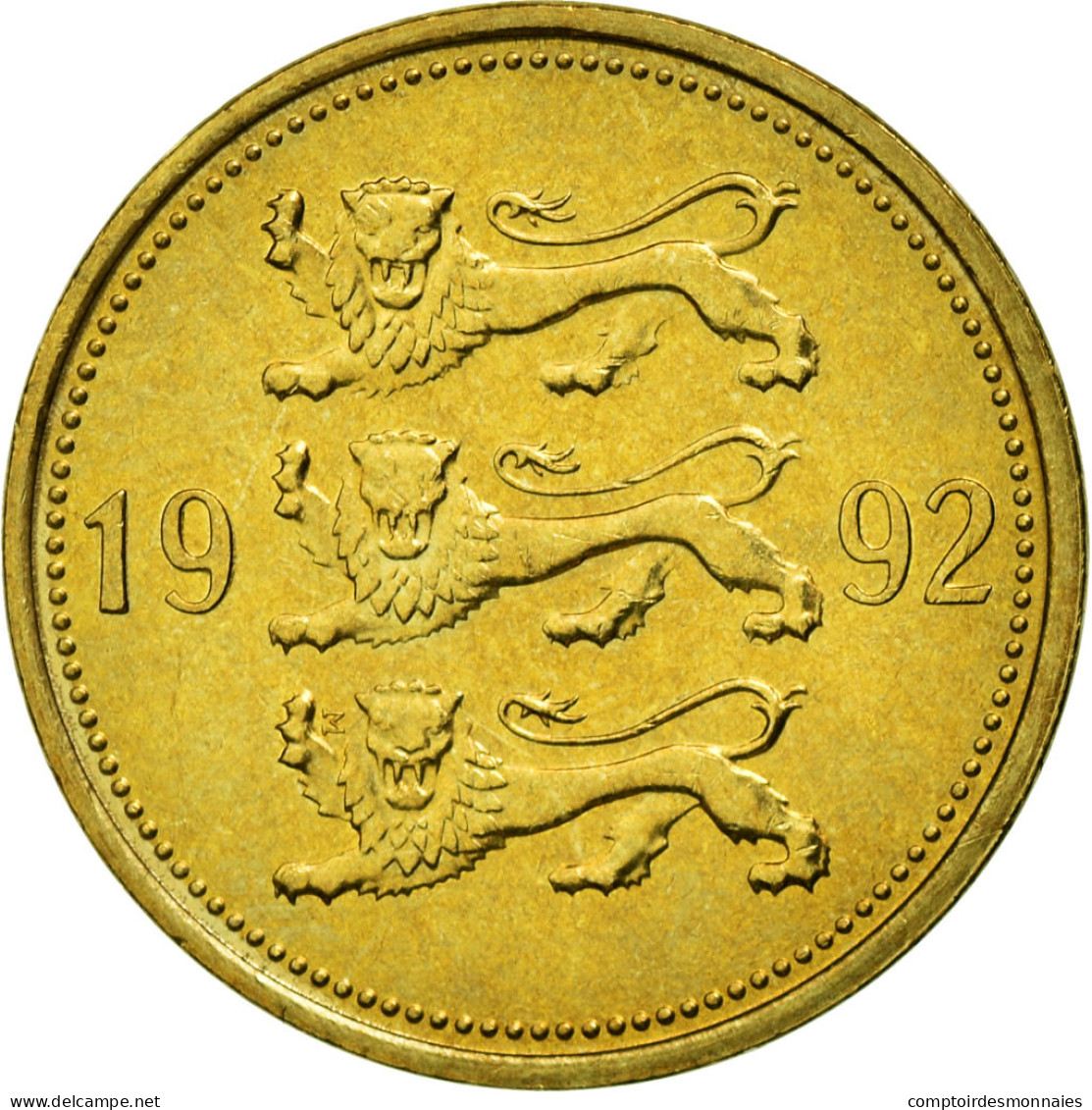 Monnaie, Estonia, 50 Senti, 1992, SPL, Aluminum-Bronze, KM:24 - Estonia