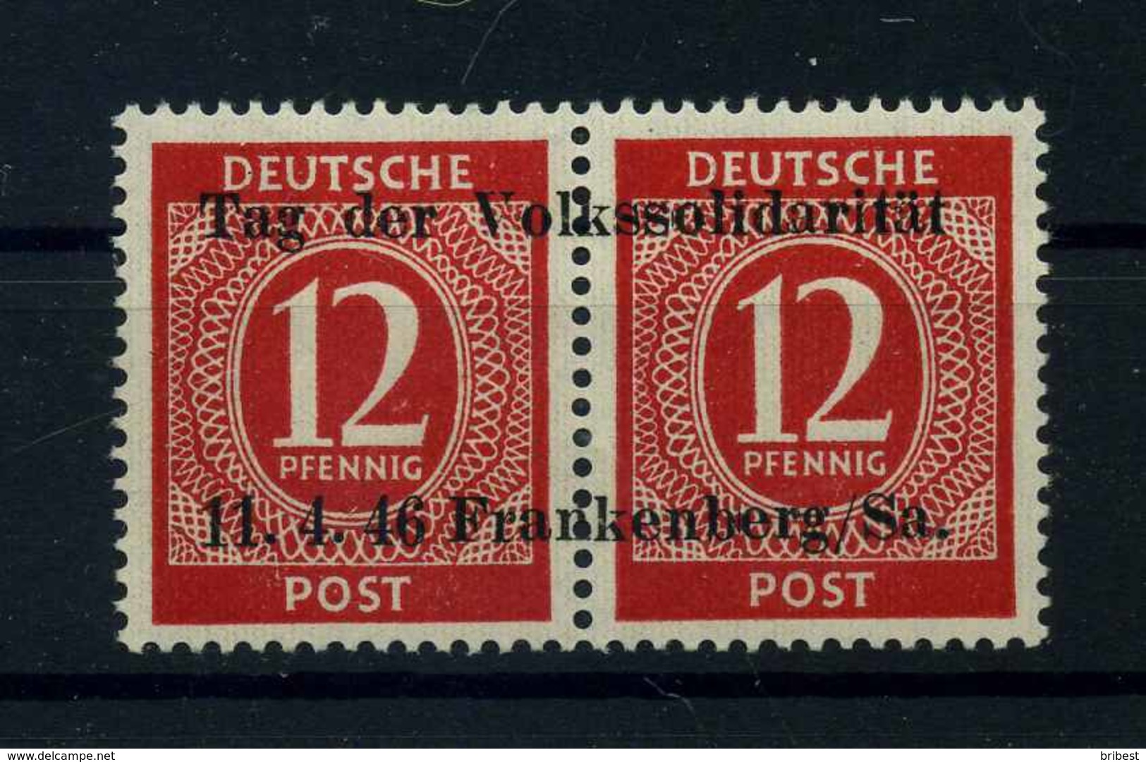 FRANKENBERG 1946 Nr 1 Haftstelle/Falz (109330) - Sonstige & Ohne Zuordnung