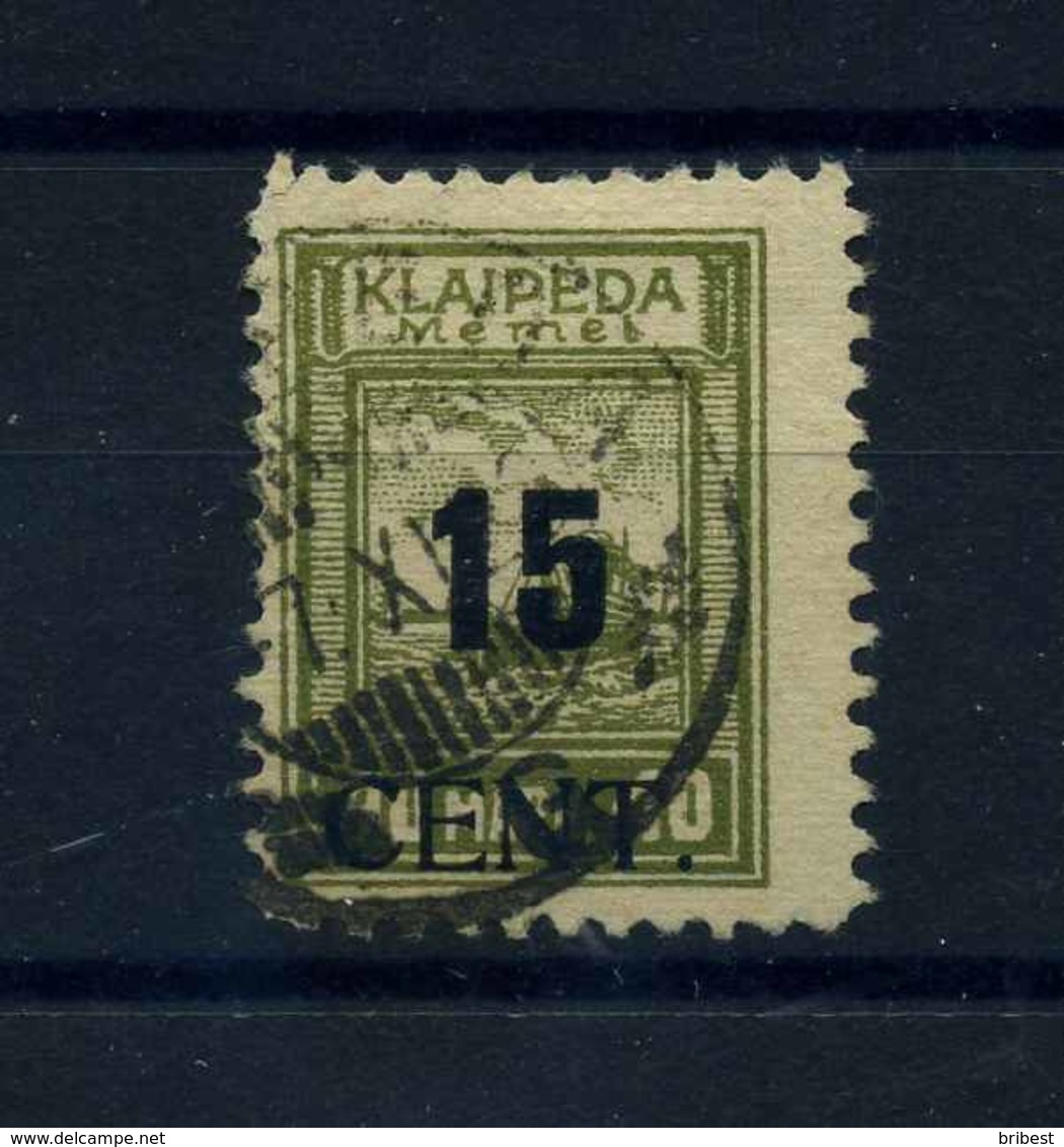 MEMEL 1923 Nr 193 Gestempelt (109389) - Memelgebiet 1923