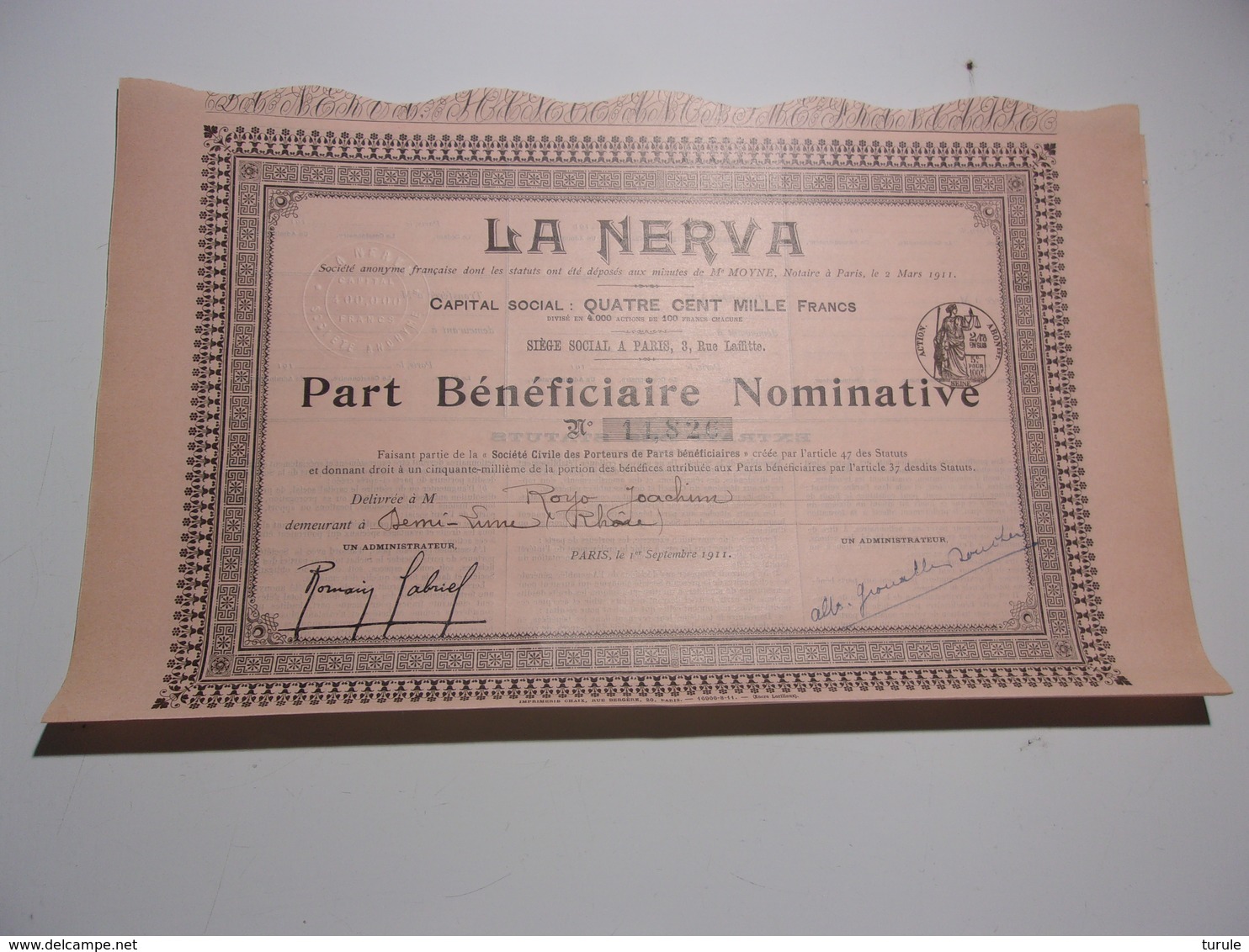 LA NERVA (1911) - Other & Unclassified