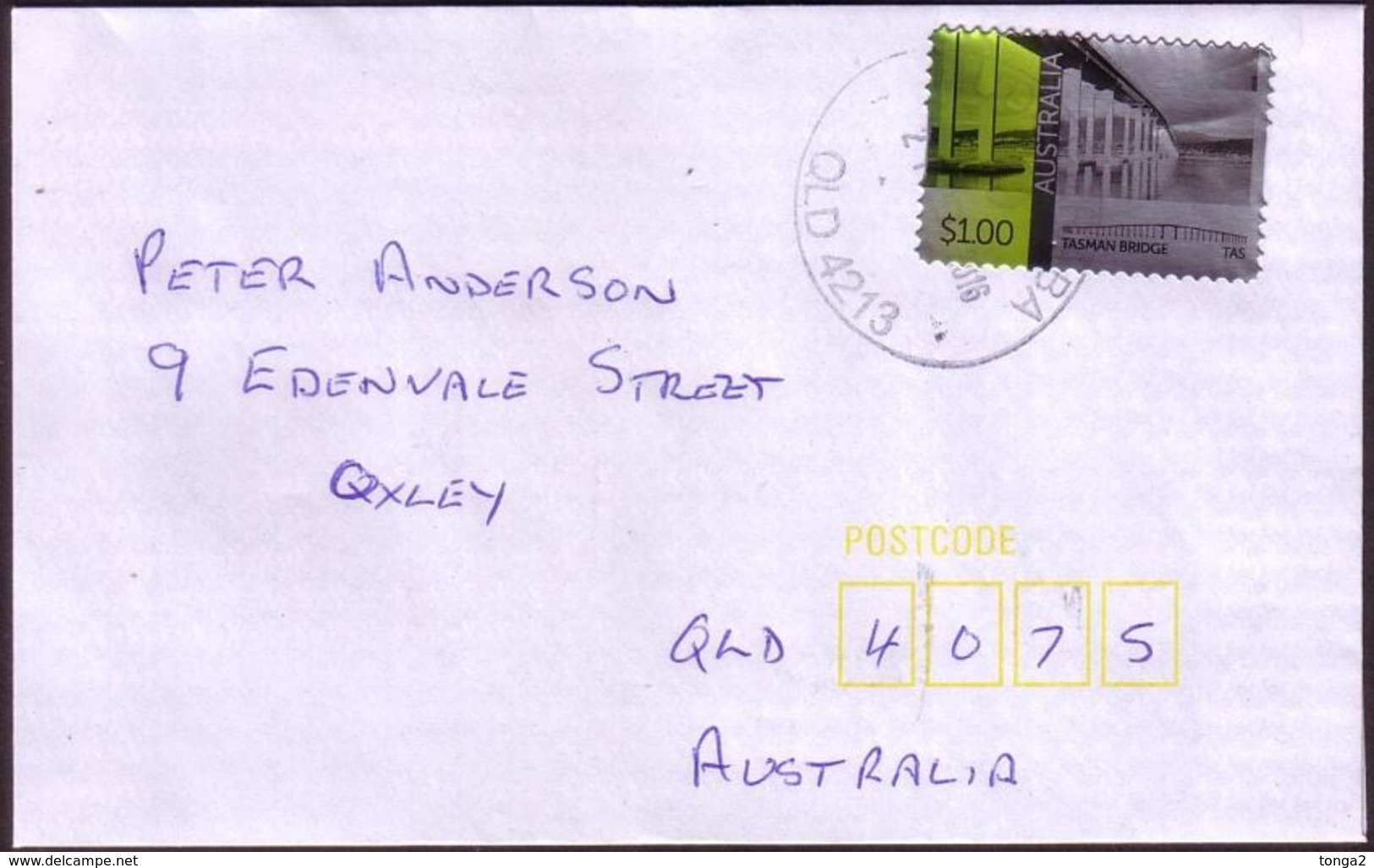 Australia Cover - Usage Stamp Printed On Aluminium (500 Only Issued) - Unusual, Scarce On Cover - Covers & Documents