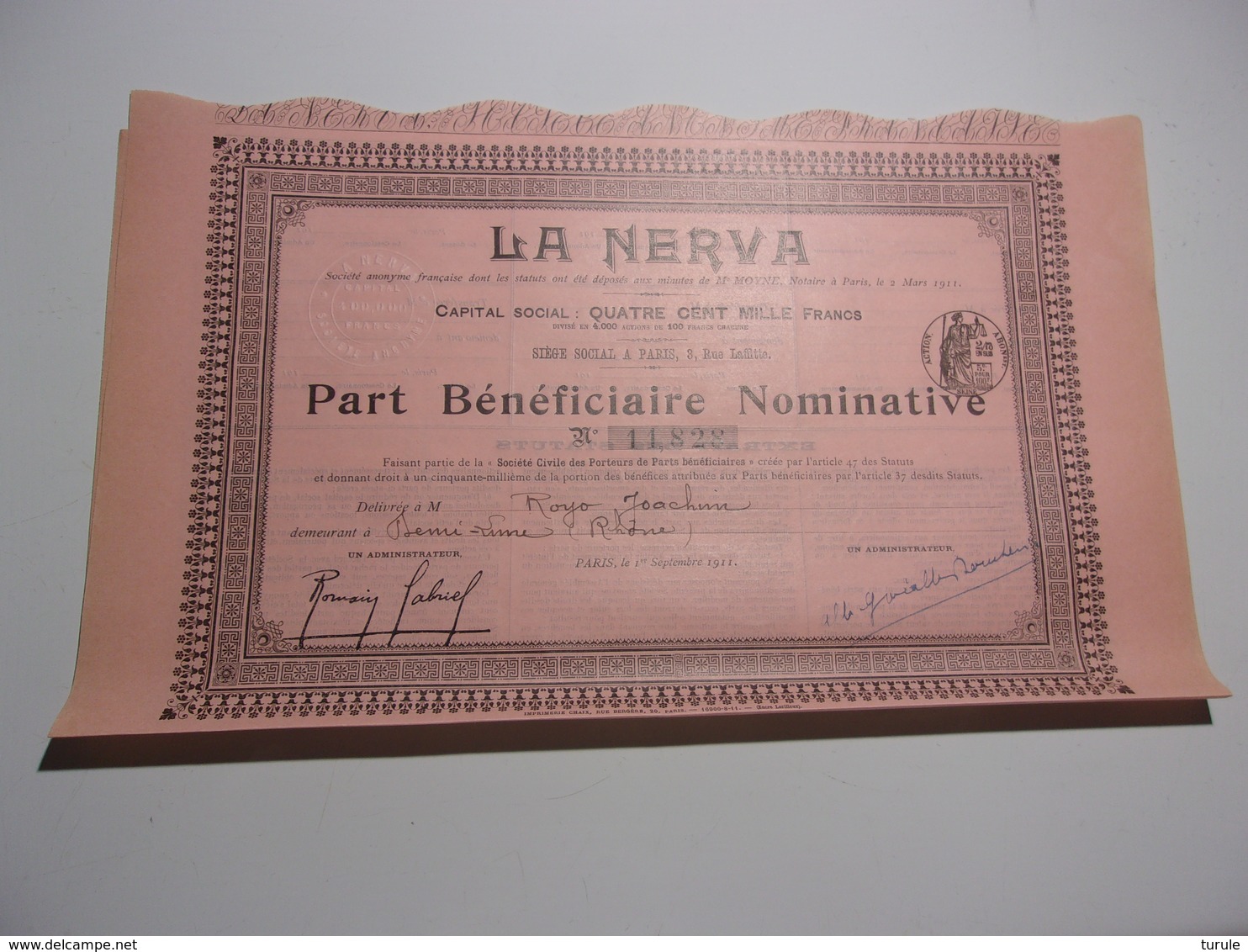 LA NERVA (1911) - Other & Unclassified