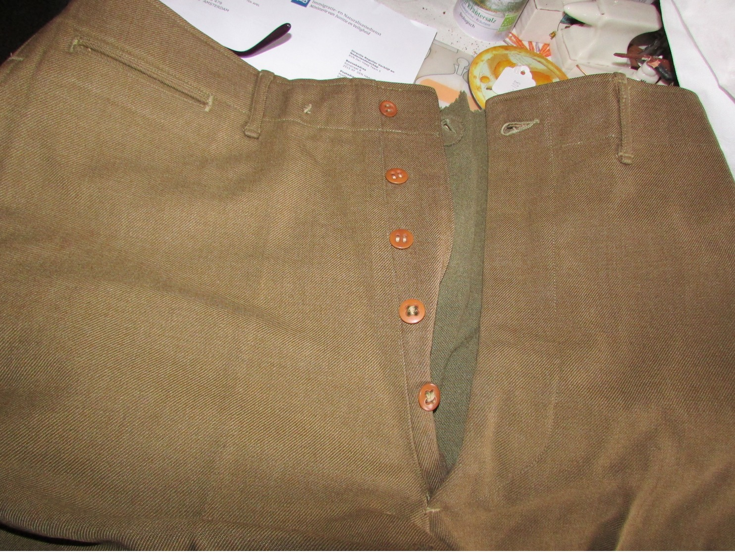 1937 Dated US Soldiers Pants   VERY NICE - 1939-45