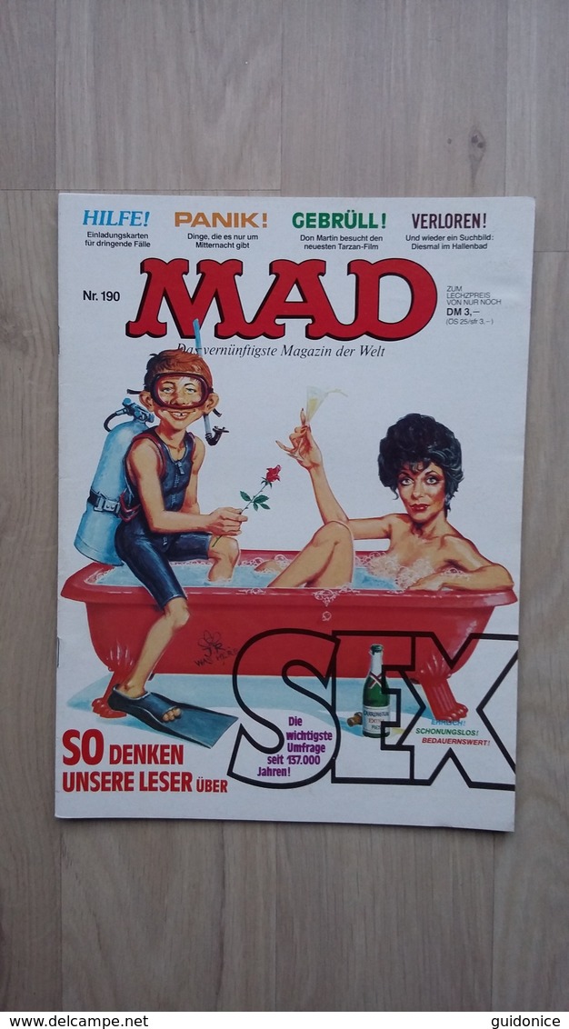 MAD Magazin Nr. 190 Von 1985 - Top Erhalten - Autres & Non Classés