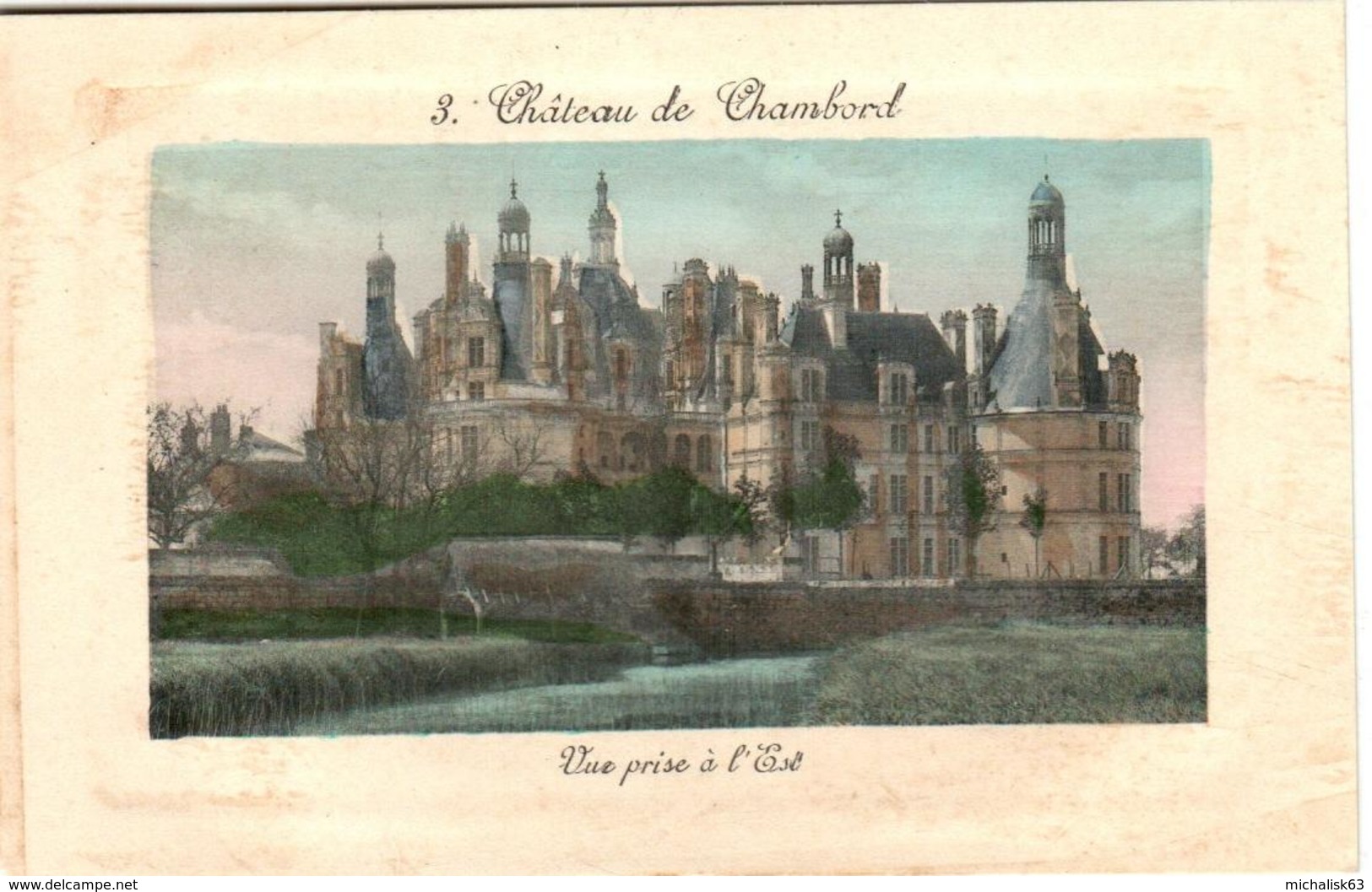 61kn 1837 CPA - CHATEAU DE CHAMBORD - VUE PRISE DE L'EST - Chambord