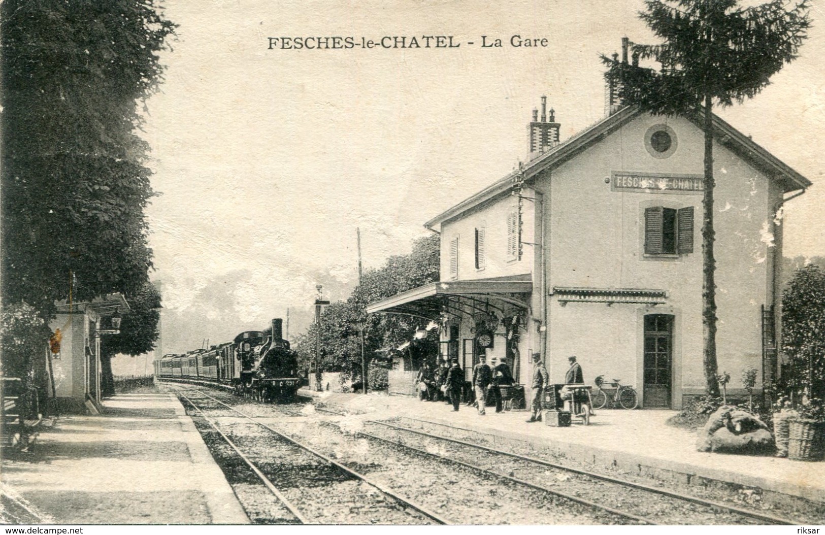 FESCHES LE CHATEL(GARE) TRAIN - Altri & Non Classificati