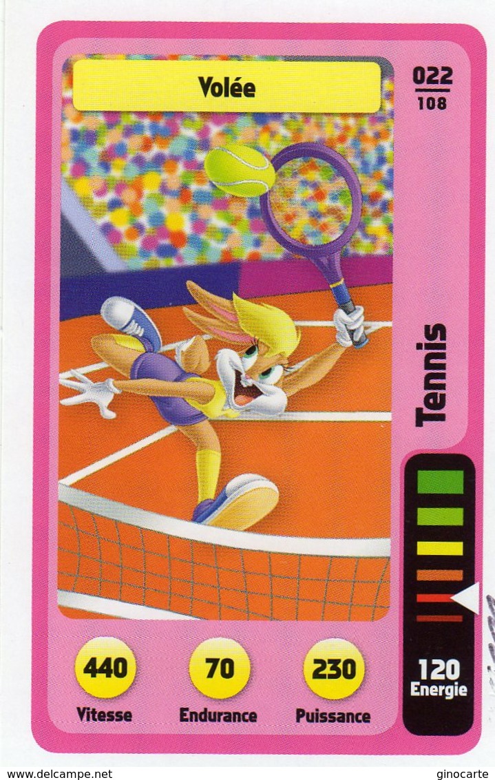 Trading Card Carte Auchan La Fete Du Sport 2014 Verso Domino Tex Avery N° 22 - Altri & Non Classificati