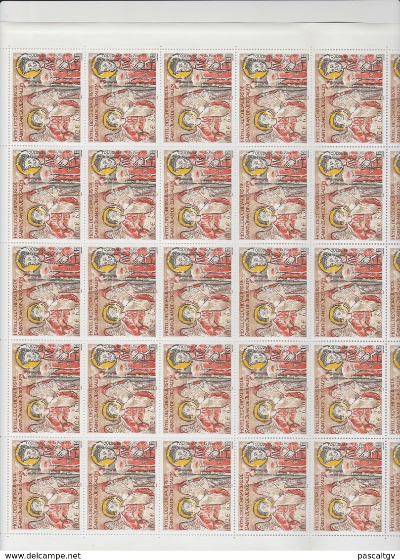 Planche De 30 Timbres N° 3385 à 1,02 Euro - Feuilles Complètes