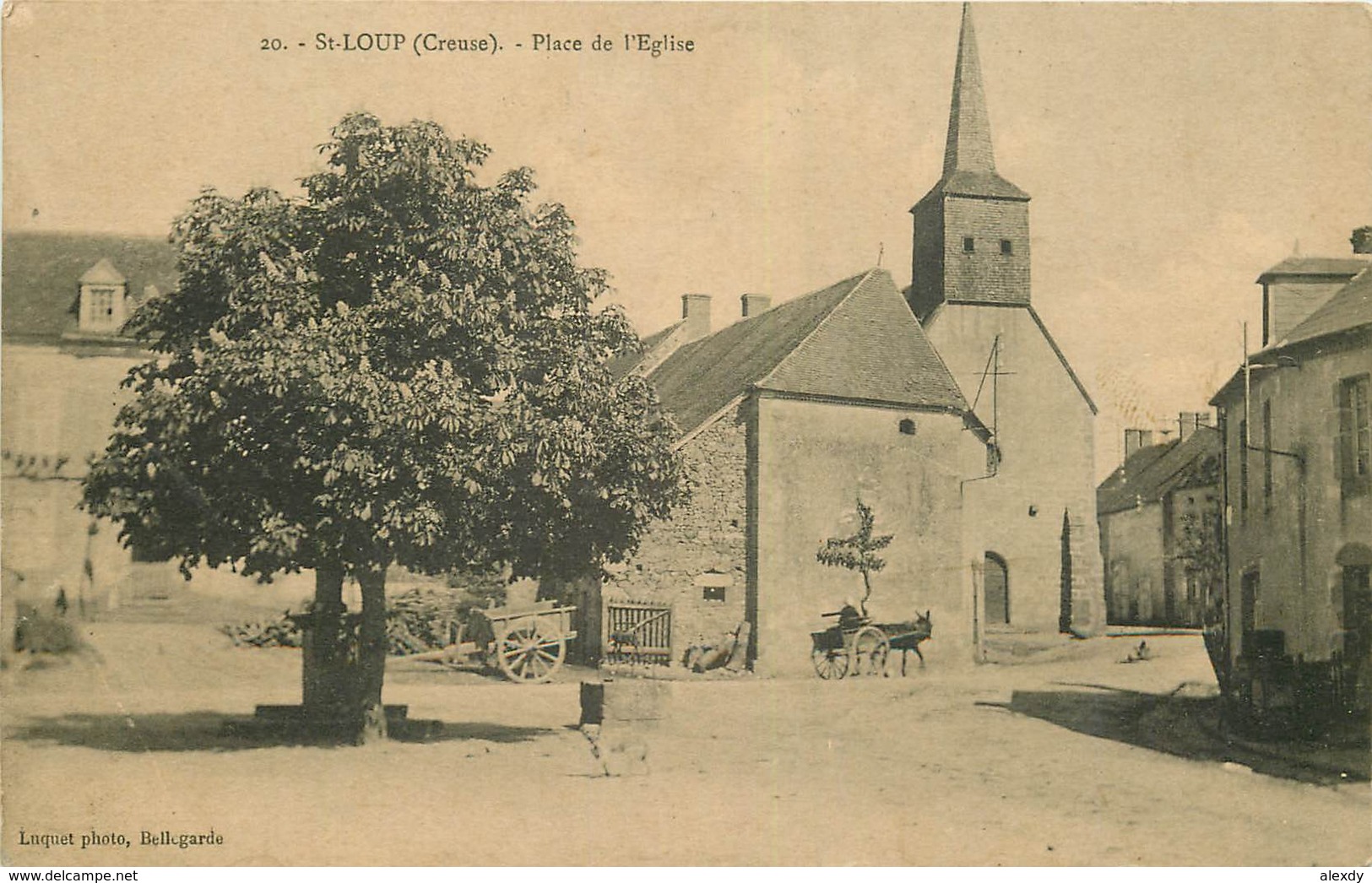 WW 23 SAINT-LOUP. La Mairie 1924 - Altri & Non Classificati