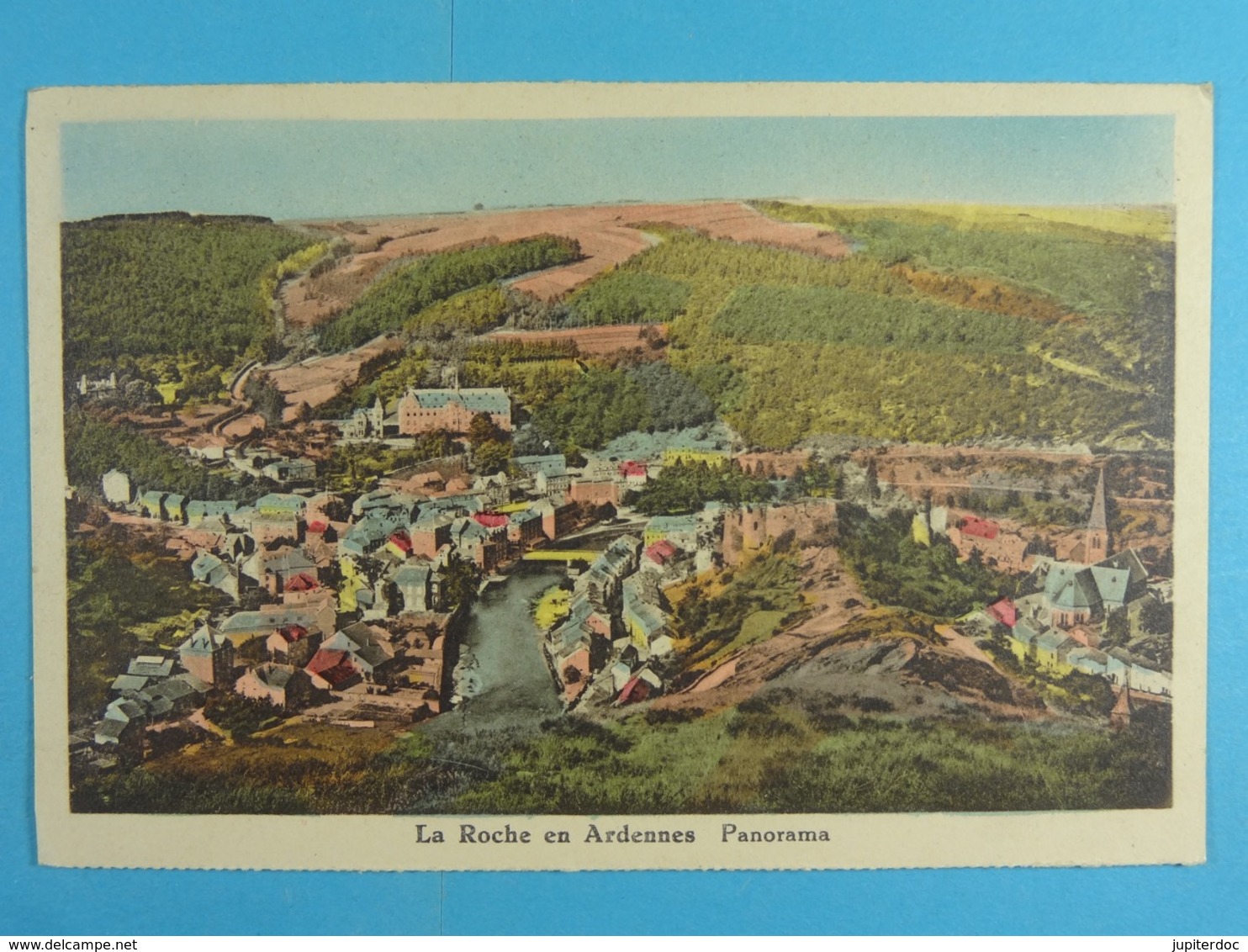 La Roche En Ardennes Panorama (colorisée) - La-Roche-en-Ardenne