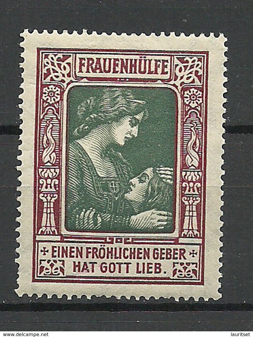 Germany Or Austria Frauenhilfe Charity For Women * - Vignetten (Erinnophilie)