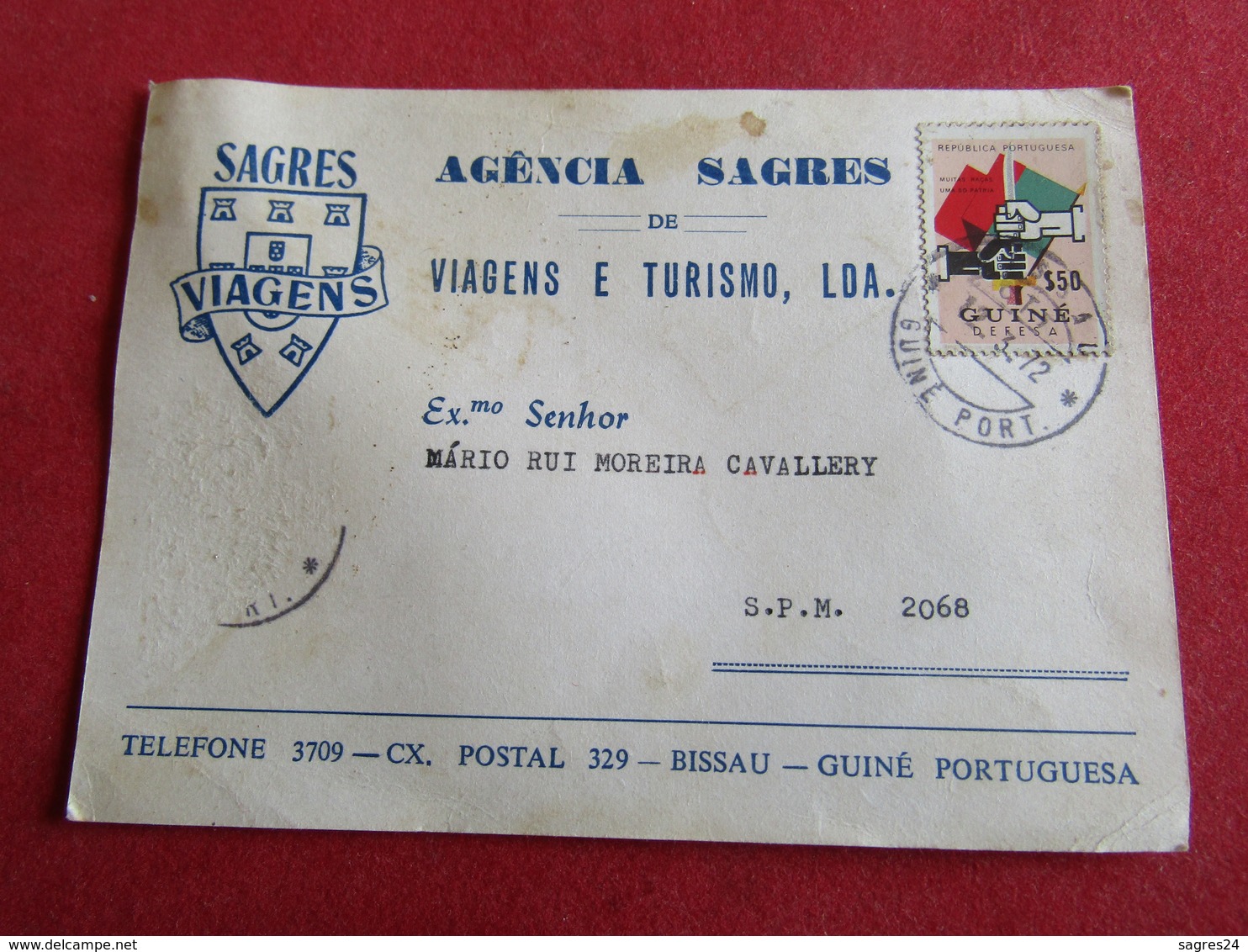 Carte Postale Agência Sagres De Viagens E Turismo,Lda - Bissau - Guiné Portuguesa - Guinea-Bissau