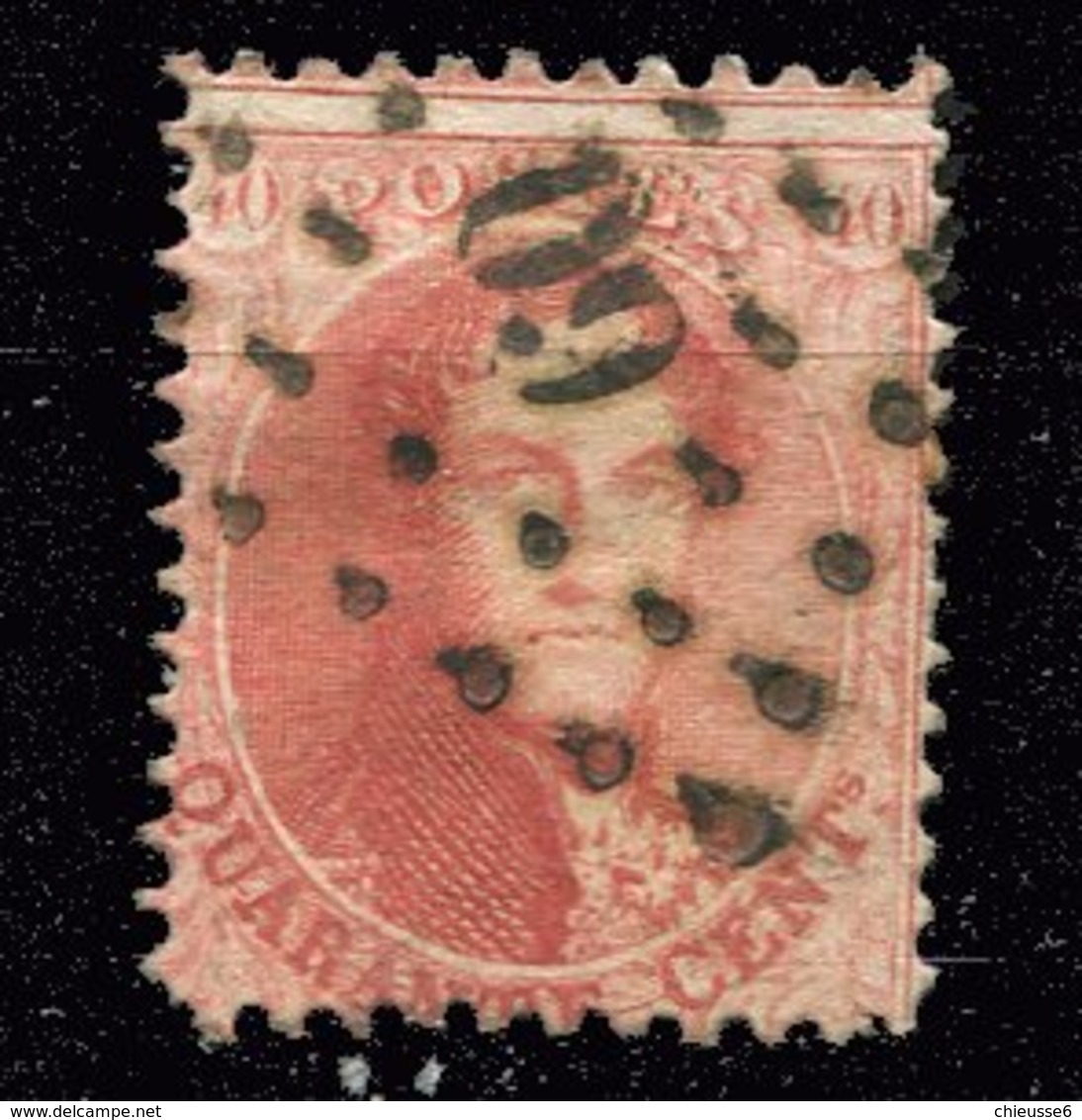 Belgique Ob N° 16A  - - 1849-1865 Medaillons (Varia)