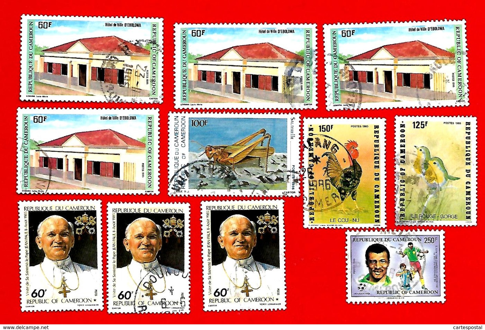 3378 -- CAMEROUM  --  Lot De Timbres; Oblitérés - Cameroun (1960-...)