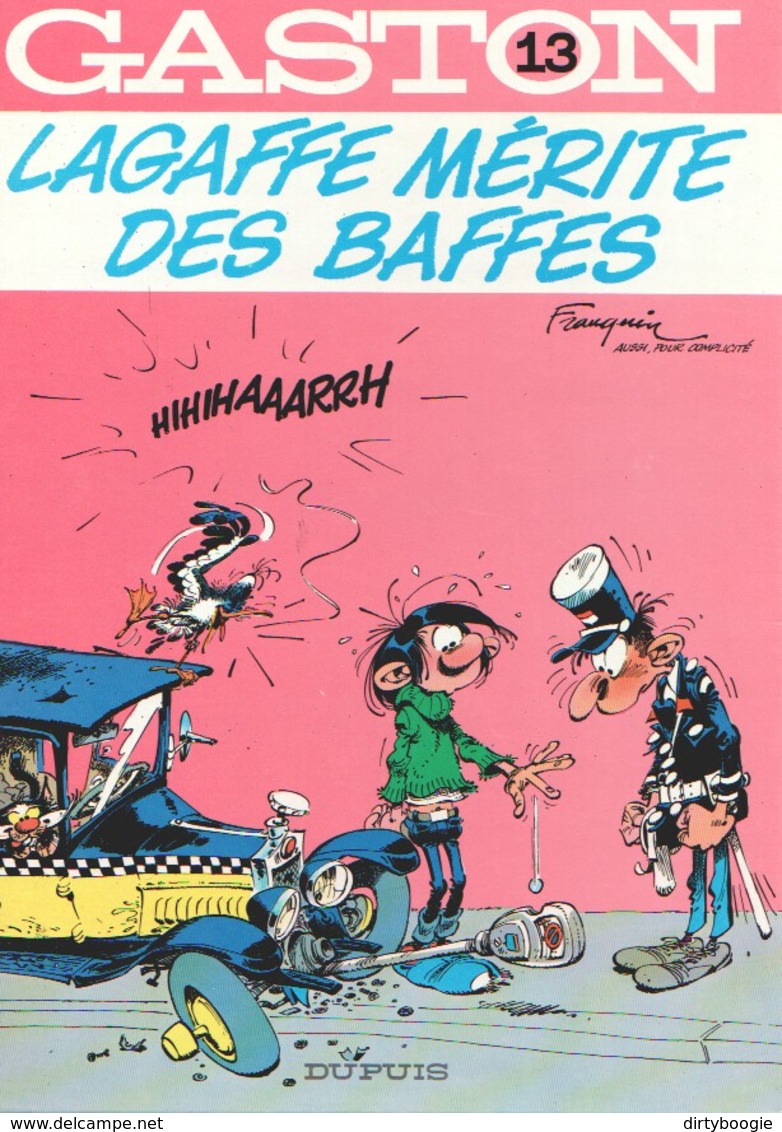 GASTON - 13 - Lagaffe Mérite Des Baffes - DUPUIS - Gaston