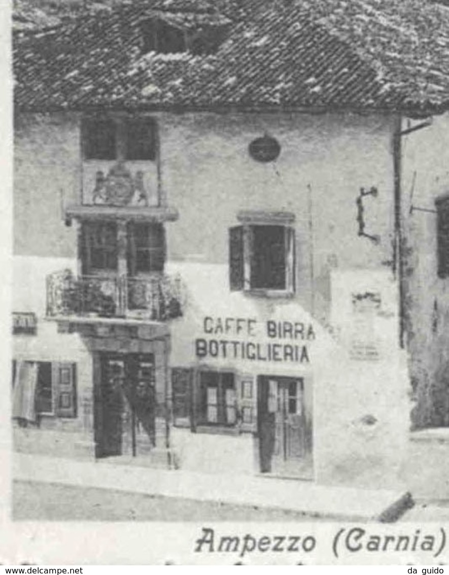 AMPEZZO (CARNIA), Via Nazionale, Caffè Birra Bottiglieria - Viaggiata - Altri & Non Classificati