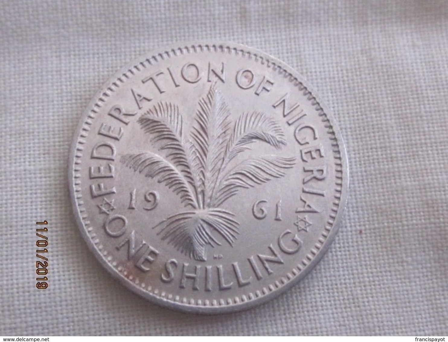 Nigeria: 1 Shilling 1961 - Nigeria