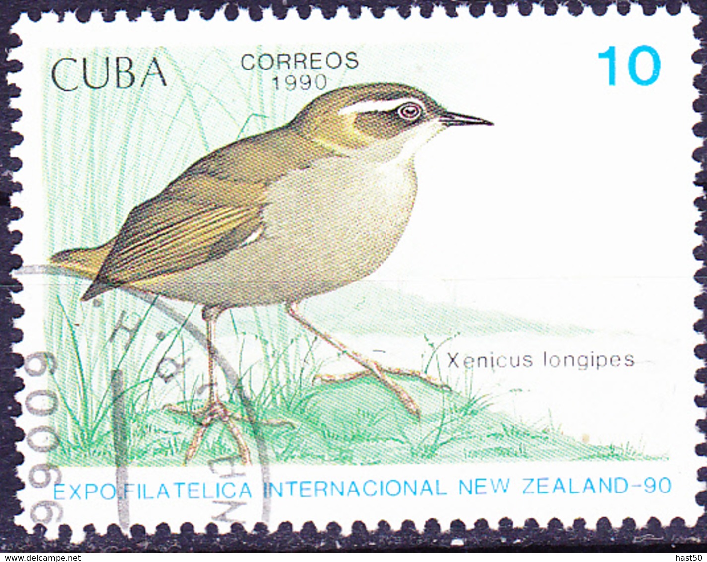 Kuba Cuba - Baumscheinzaunkönig (Xenicus Longipes) (Mi.Nr.: 3409) 1990 - Gest Used Obl - Used Stamps