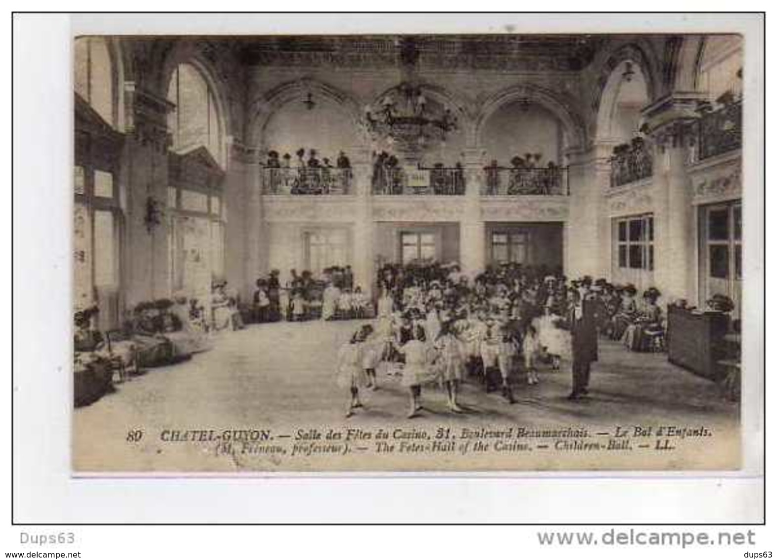 CHATELGUYON - Salle Des Fêtes Du Casino - Le Bal D'Enfants - Très Bon état - Châtel-Guyon