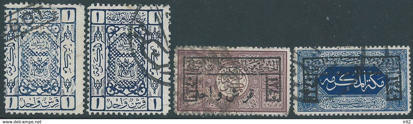 SAUDI ARABIA-ARABIA SAUDITA 1922 - 1925 Hejaz , Mecca -Surcharged 1340 Lunar , Used - Arabie Saoudite