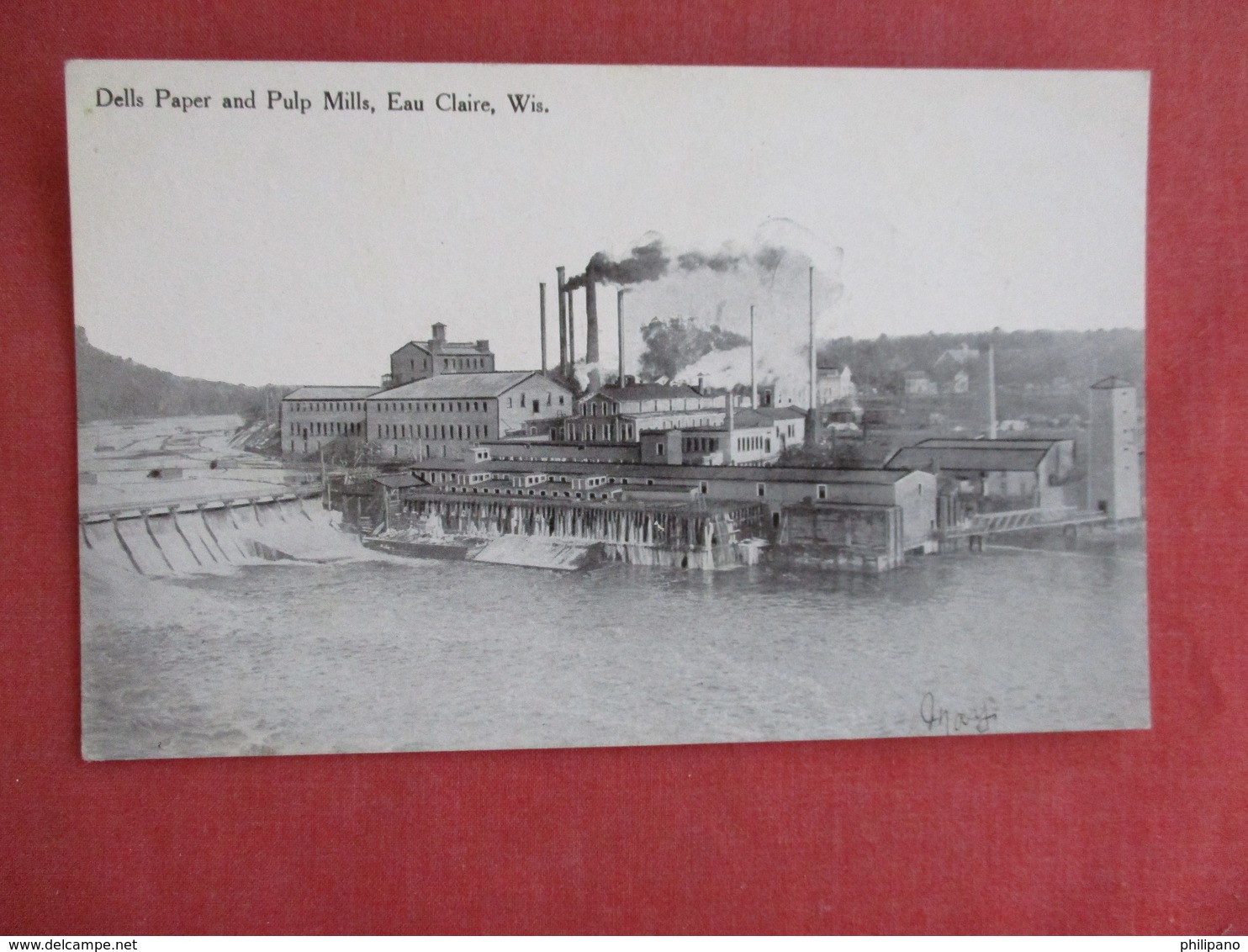 > Dells Paper & Pulp Mills  Eau Claire Wisconsin  Ref 3125 - Eau Claire