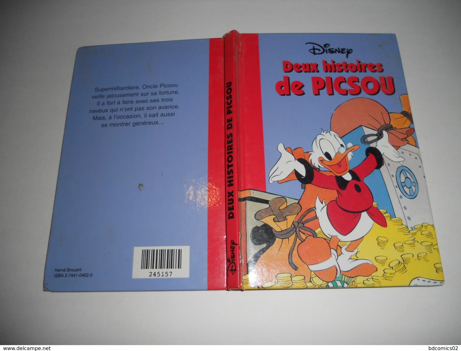 Deux Histoires De Picsou Lafete De Picsou Et Les Vacances De Picsou Bd Couverture Cartonne - Disney