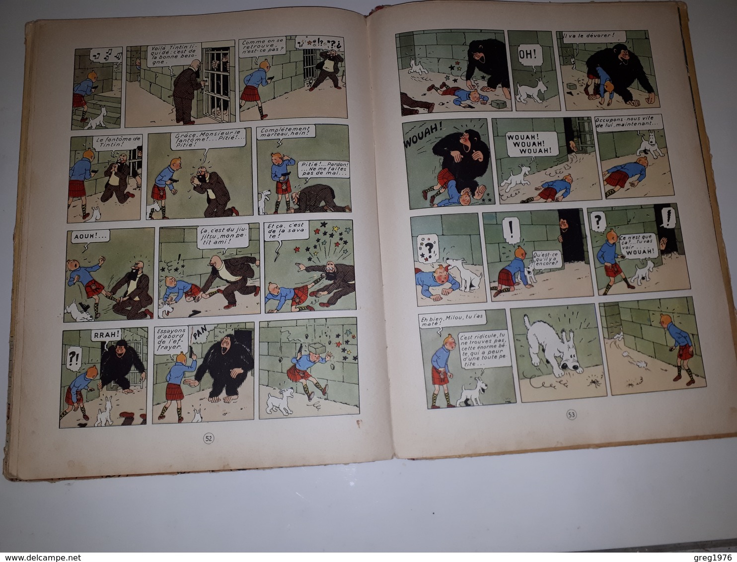 TINTIN ILE NOIRE- B09-1954-ETAT CORRECT - Tintin