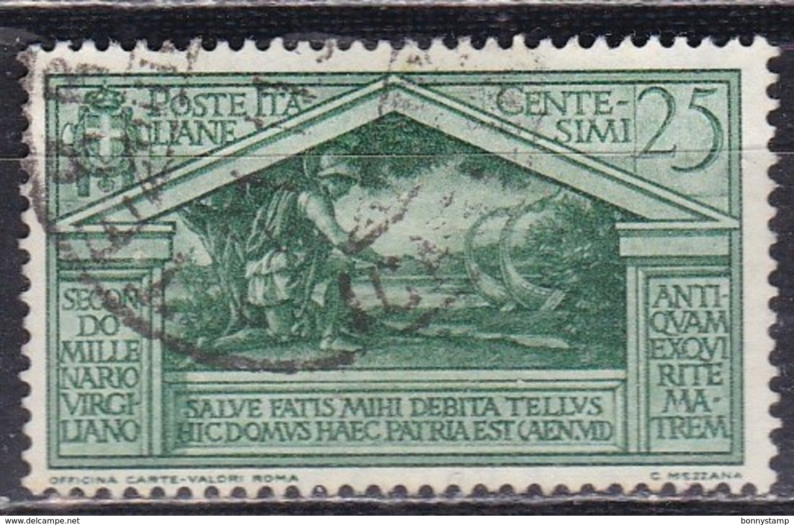 Regno D'Italia, 1930 - 25c Bimillenario Della Morte Di Virgilio, Ben Centrato - Nr.284 Usato° - Usati