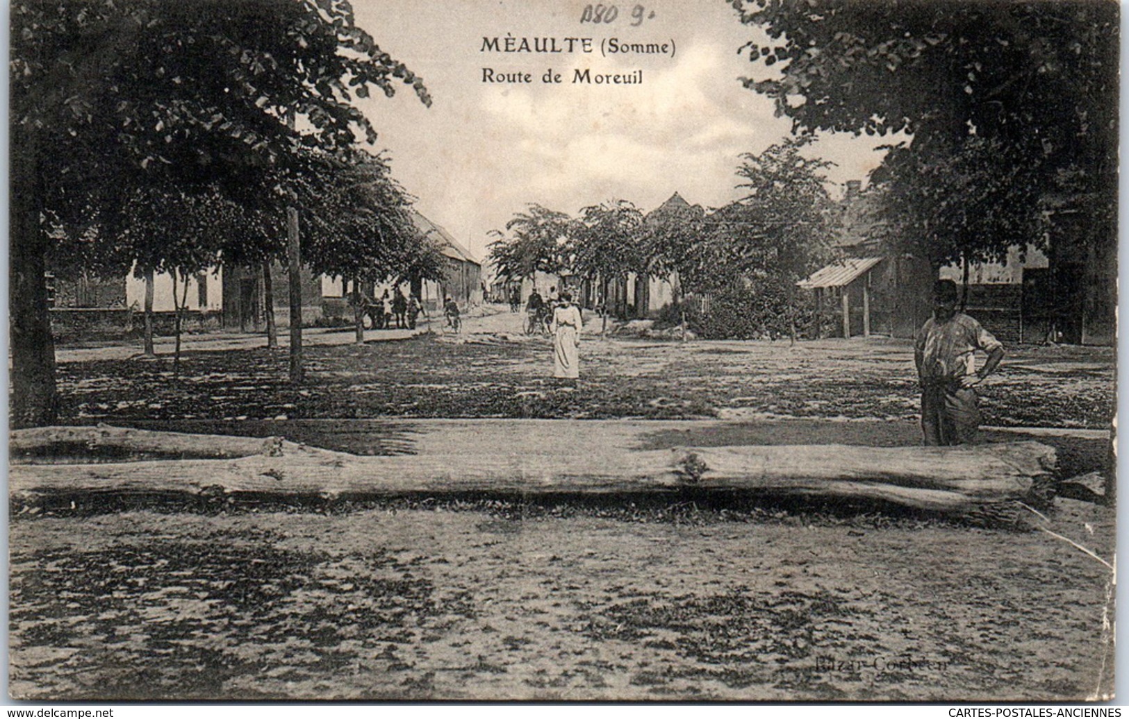 80 MEAULTE - La Route De Moreuil - Meaulte